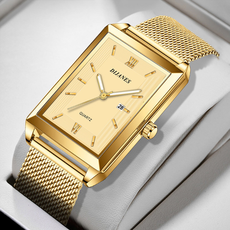 Men's Calendar Date Sport & Le - đánh giá và giá Leather Watch Band Men