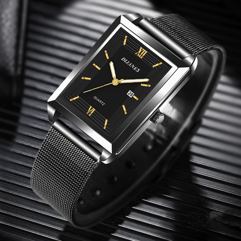 Men's Calendar Date Sport & Le - đánh giá và giá Leather Watch Band Men