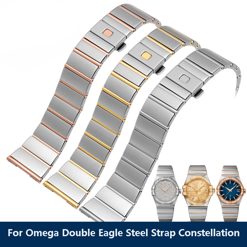 For Omega Double Eagle Steel S - đánh giá và giá Omega Watch Constellation