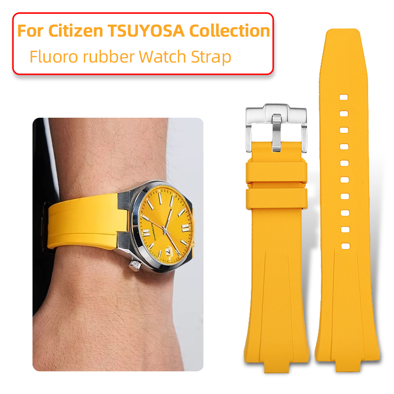 9x26mm FKM Fluoro Rubber Strap - đánh giá và giá Citizen Watch Tsuyosa