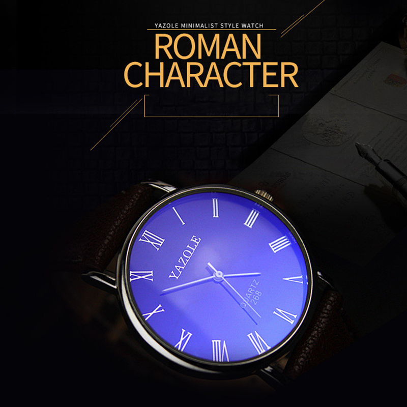 YAZOLE Minimalist Quartz Watch - đánh giá và giá Leather Watch Band Men