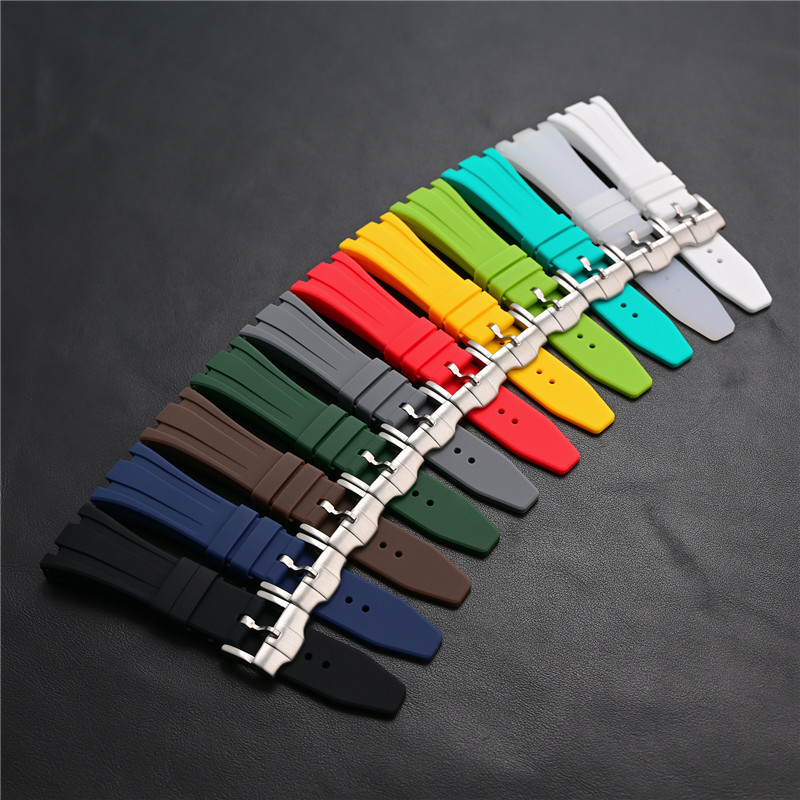 Rubber Silicone Strap 26mm for - đánh giá và giá Audemars Piguet Watch Royal Oak