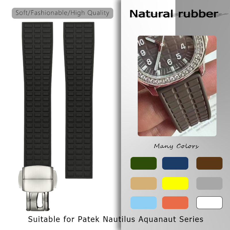 19mm 18mm Natural Rubber Watch - đánh giá và giá Patek Philippe Watch Nautilus