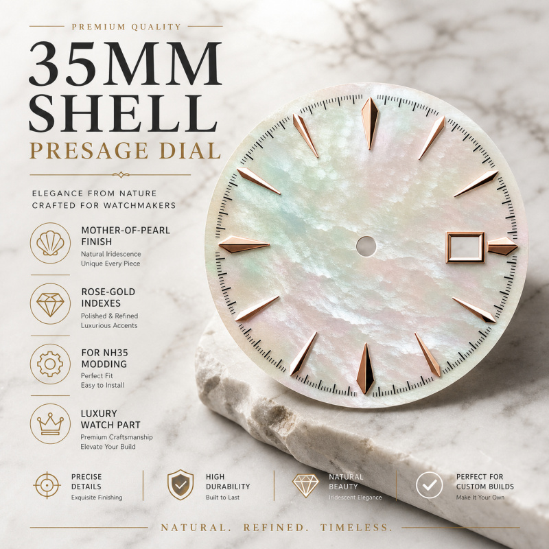 NH35 shell Presage dial 35mm r - đánh giá và giá Seiko Watch Presage