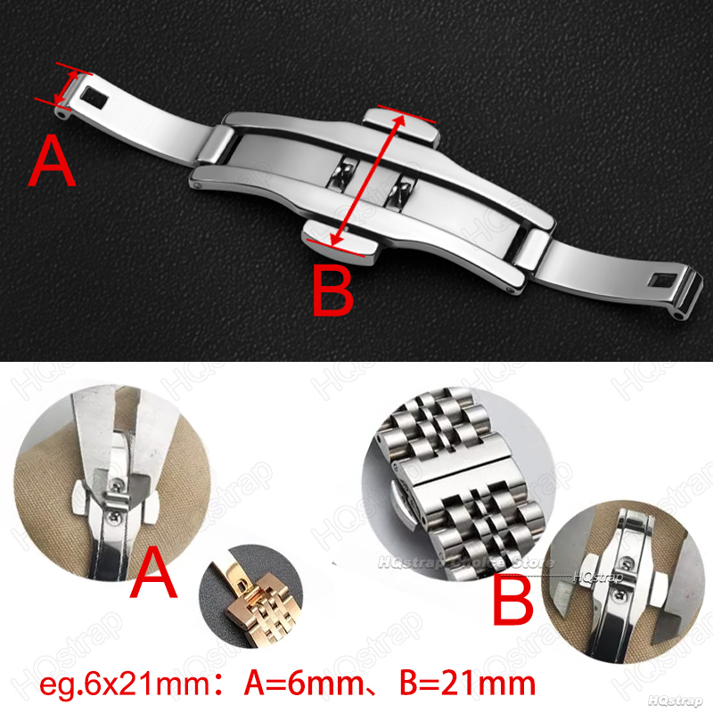 6mmx19/21/23/25mm Butterfly Bu - đánh giá và giá Butterfly Clasp Deployant